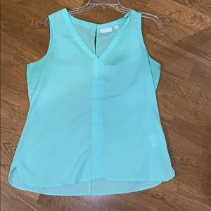 NY & Co Green Sleeveless Top